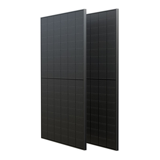 2x EcoFlow Rigid Solar Paneel Kombo  400 W + Mounting Feet